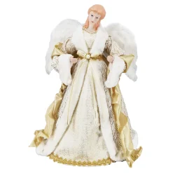 ANGEL TREE TOP 24″ IVORY/GOLD