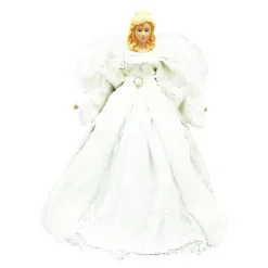 ANGEL TREE TOP 16″ WHITE