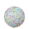 BALL DECOR CANDY LT BLUE 100MM W/ MULTI SPRINKLES