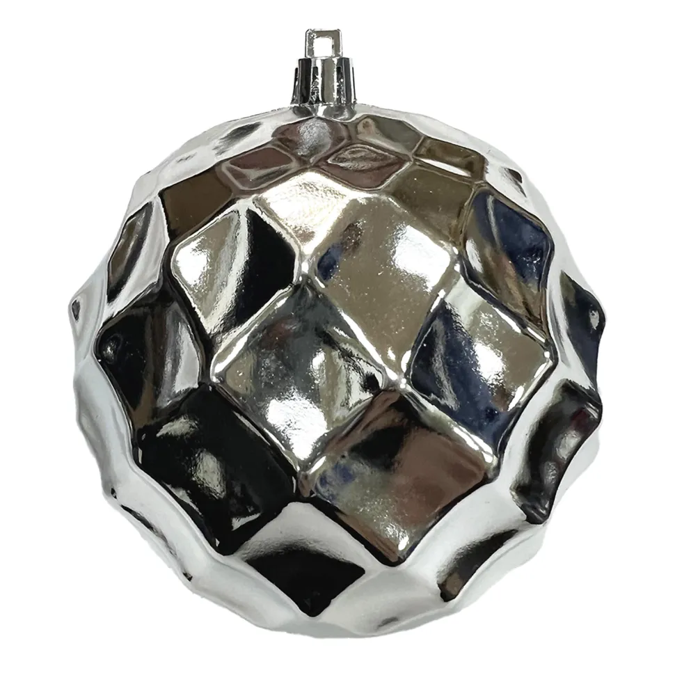 BALL DIAMOND IN. 100MM SHINY SILVER