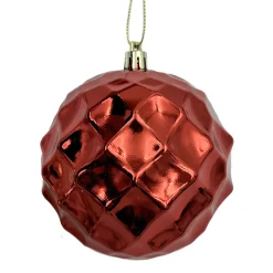BALL DIAMOND IN. 100MM SHINY RED