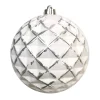 BALL DIAMOND LOOK 150MM WHITE/ SILVER