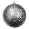 BALL EMBOSSED 100MM MATT GRAY