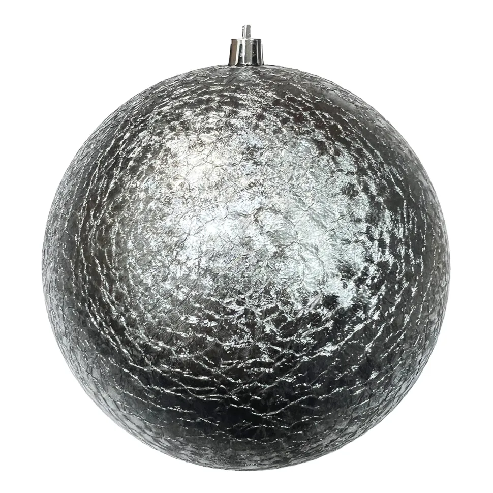 BALL EMBOSSED 100MM MATT GRAY