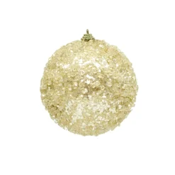 BALL GLITTER & ICE 110MM CHAMPAGNE