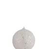BALL GLITTER & ICE 90MM WHITE