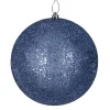 BALL GLITTER 250MM ANTIQUE BLUE