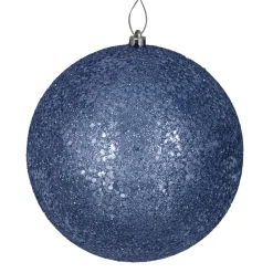 BALL GLITTER 250MM ANTIQUE BLUE