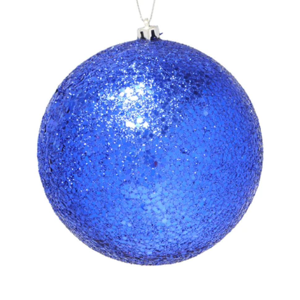 BALL GLITTER 125MM BLUE MIDNIGHT
