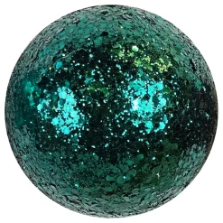 BALL GLITTER 120MM PEACOCK