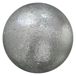 BALL GLITTER 150MM SILVER