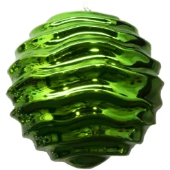 BALL 300MM /12″ SHINY GREEN WAVE PATTERN