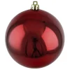 BALL 90MM SHINY CRANBERRY