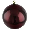 BALL 90MM SHINY BURGUNDY