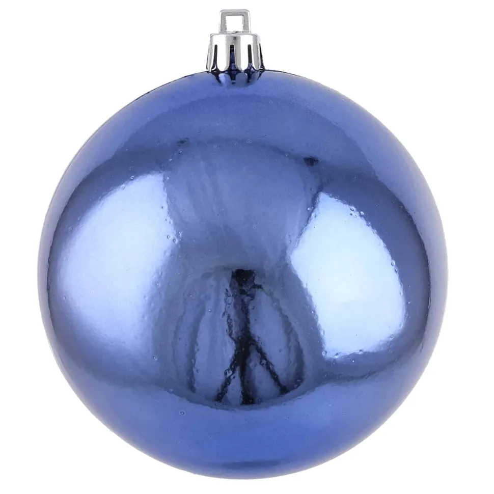 BALL 90MM SHINY STEEL BLUE