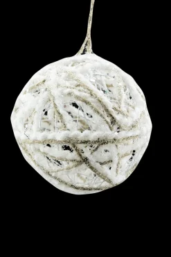 BALL NATURAL HEMP 5″ WHITE COTTON W/GLTR
