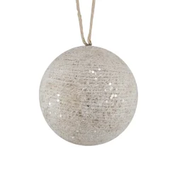 BALL NATURAL JUTE 5″ FROSTED