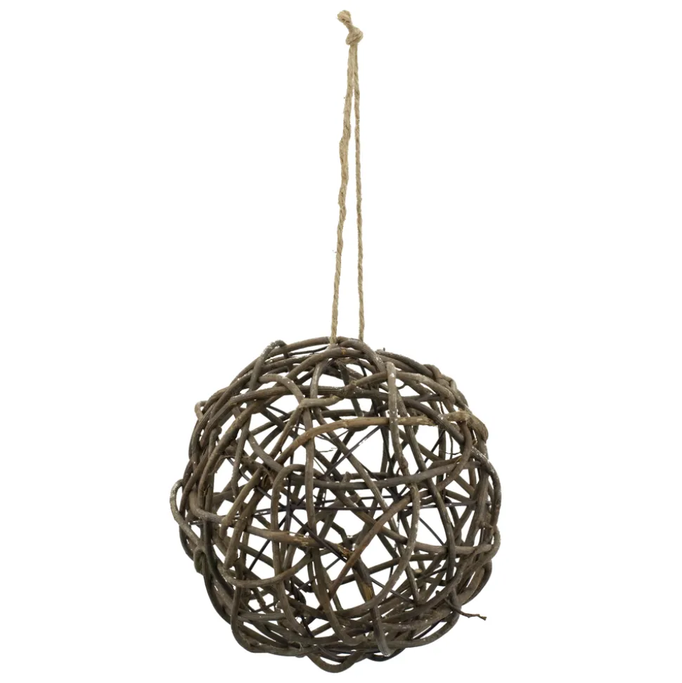 BALL NATURAL RATTAN 5″ BROWN