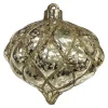 BALL ONION 4.5″ SHINY GOLD DIAMOND PT. W/ GOLD GLTR.