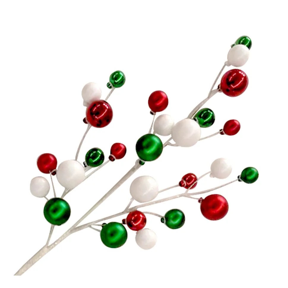 BALL SPRAY 31″X27 RED/ GREEN/ WHITE SHINY/ MATT