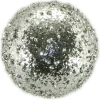 BALL VINTAGE ICE GLITTER 100MM SILVER CN