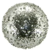 BALL VINTAGE ICE GLITTER 120MM SILVER CN