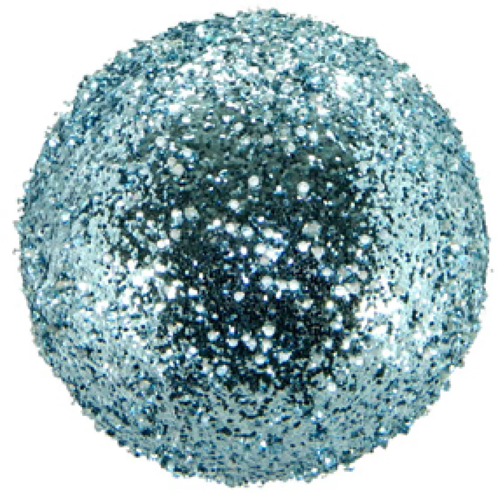 BALL VINTAGE ICE GLITTER 120MM ICE BLUE