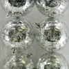 BALLS BOXED MERCURY FINISH 6PC 80MM SILVER