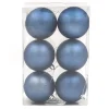BALLS BOXED 6PC 100MM MATT STEEL BLUE