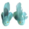 BIRD GREEN FEATHERS 7″ GREEN GLITTER W/ CLIP 2 ASSTD.