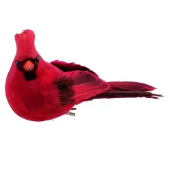 BIRD RED CARDINAL 7″ W/ CLIP