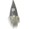 BOTTLE COVER GNOME FAUX FUR BROWN 13.5″ W/ SNOWFLAKE