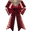 BOW RED SEQUIN 9″ X 15″
