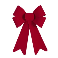 BOW RED VELVET 6″x10″ FORMED/PVC BACKING