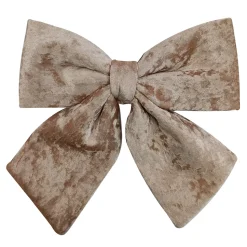 BOW SPONGE/FABRIC 13″ ROSE GOLD VELEVT
