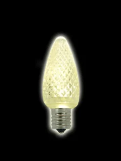 BULB LED REPL. O/D C9 WARM WHITE TWKL.3 LED
