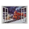 CANVAS W/ FRAME 35″X24″4 LED RED TRAIN W/TIMER
