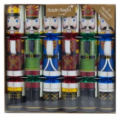 CHRISTMAS CRACKER PREMIUM 6PCx12″ LARGE NUT CRACKER PRINT MULTI