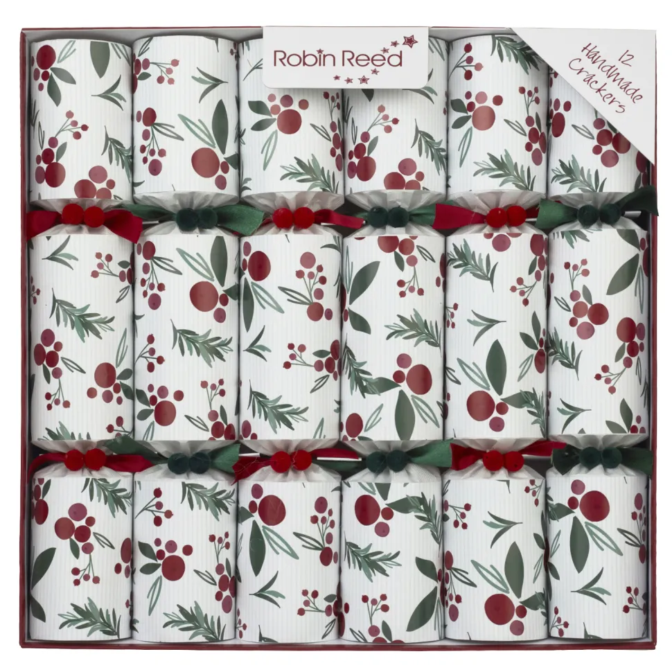 CHRISTMAS CRACKER PREMIUM 6PCX12″ FRESH BERRY W/ PICCADILLY GIFT INSIDE
