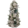 CONE TREE BICH/ SAGE GREEN 16″ MIXED PINECONE & BIRCH ROLL