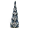 CONE WITH INTRICATE EMBROIDERY REGAL BLUE 38″