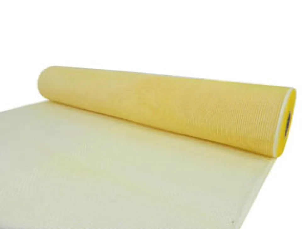 DECOR MESH 21″ X 10 YDS GOLD/ WHITE SHIMMER