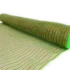 DECOR MESH 21″ X 10 YDS GREEN/ RED DOUBLE COLOR
