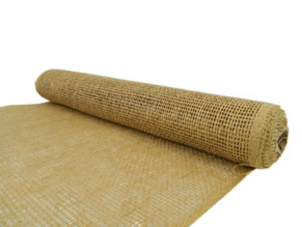 DECOR MESH 21″ X 5 YDS TAN BURLAP LOOK