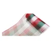 DECOR MESH 10.5″x10 YDS LN RED/ EMERALD/ WHITE