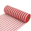 DECOR MESH 10.5″x10 YDS LN RED/WHITE STRIPES