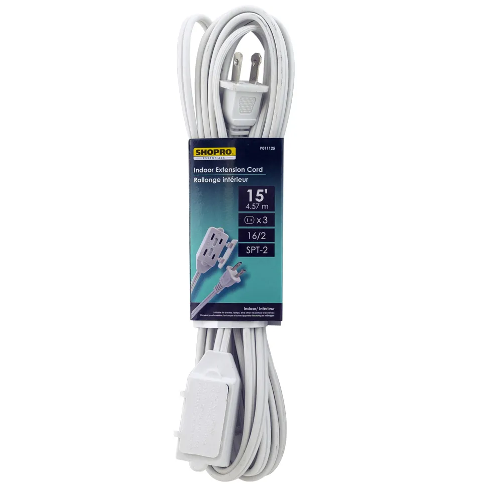 EXT. CORD I/D 15′ 3-OUTLET EXTENSION CORD