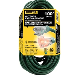 EXT. CORD O/D 16/3 100′ GREEN