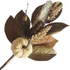 FALL SPRAY 20″ HEMP PUMPKIN/PINECONE W/ MAGNOLIA LEAF NATURAL