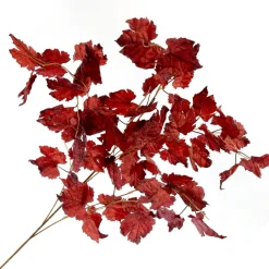 FALL SPRAY MAPLE LEAF 43.25” RED